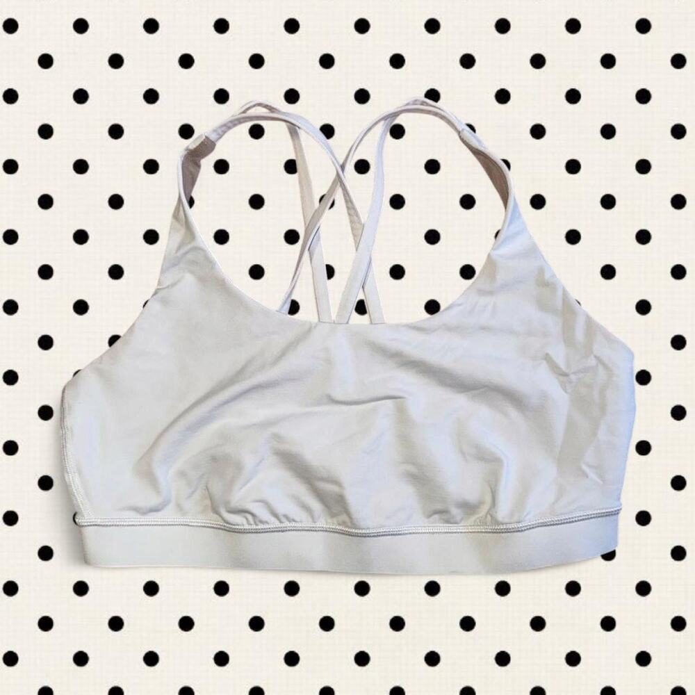 Lululemon white energy bra